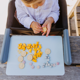 Colugo Roll and Go Silicone Placemat 2 Pack | Ultra-Thin Travel Placemats for Toddlers