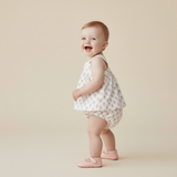 Makemake Organics Organic Scalloped Top & Bloomers Set - Lavender