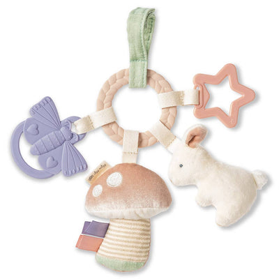 Bitzy Busy Ring™ Teething Activity Toy – Rainbow