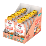 Holle Baby Food Pouches - Organic Fruit & Grain Puree -  Panda Peach