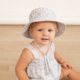 Makemake Organics Organic Bucket Sun Hat - Tulle Floral