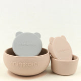 Suction Silicone Snack Cups with Lid – 135ml Food-Grade BLW Storage Set (2.9 in)