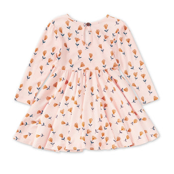 Apple Park Bamboo Blend L/S Twirly Tee Dress - Wild at Heart