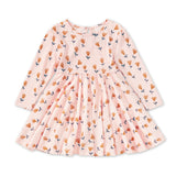 Apple Park Bamboo Blend L/S Twirly Tee Dress - Wild at Heart