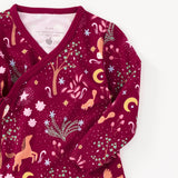 Apple Park Layette Kimono Jacket - Woodland Dreams
