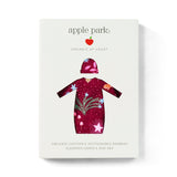 Apple Park Bamboo Blend Hat & Sleepgown Set - Woodland Dreams