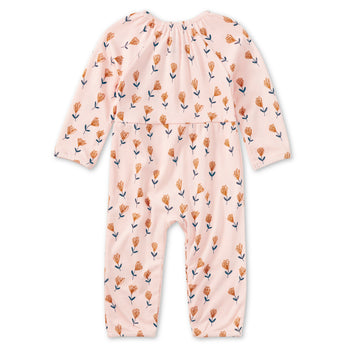 Apple Park Bamboo Blend L/S Gathered Romper - Wild at Heart