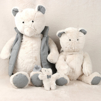 OEKO-TEX Certified Plush Sensory Doll with Detachable Accessories – Minimalist Educational Toy