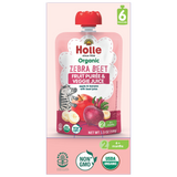 Holle Baby Food Pouches - Organic Fruit & Veggie Puree - Zebra Beet