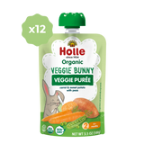 Holle Baby Food Pouches - Organic Veggie Puree - Veggie Bunny