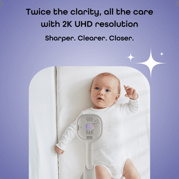 Hubble AI Vision 2K UHD – Ultra HD Smart Baby Monitor with AI Insights