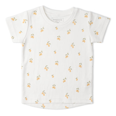 Makemake Organics Organic Tee & Shorts Set - Lemons
