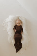 Bamboo Knotted Gown | Coffee Bean