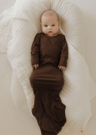 Bamboo Knotted Gown | Coffee Bean