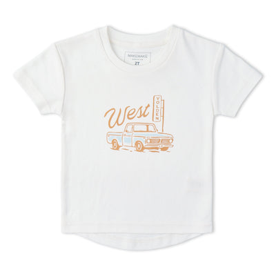 Makemake Organics Organic Graphic Tee & Shorts Set - Wild West