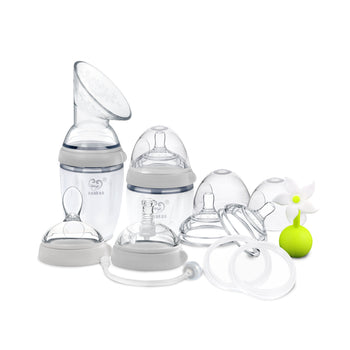 Haakaa Generation 3 Premium Pack 5-in-1 Silicone Breast Pump & Feeding System