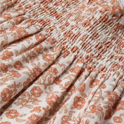 Makemake Organics Organic Smocked Sundress - Sienna