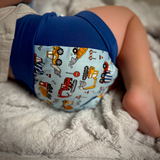 Smart Bottoms Pull-On Cloth Diaper – Bamboo Reusable Pull-Up for Toddlers & Big Kids (18M–11Y), Dirt Life