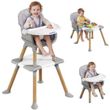 Momfann Baby High Chair with 5-Point Harness