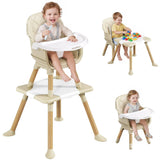 Momfann Baby High Chair with 5-Point Harness