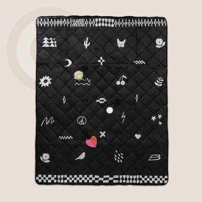 Colugo Park Playmat | Extra-Large Padded Outdoor Sensory Play Mat with Charms