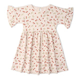 Makemake Organics Organic Dolman Sleeve Dress - Cherry