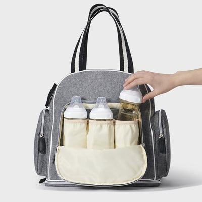 SUNVENO Large Capacity Expanding Diaper Bag