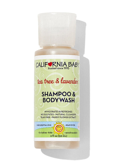 California Baby Tea Tree & Lavender Shampoo & Bodywash – Refreshing Scalp Care