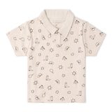 Makemake Organics Organic Collar Tee & Shorts Set - Rodeo