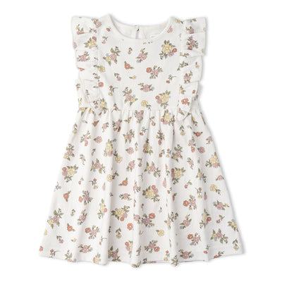 Makemake Organics Organic Flutter Dress - Meadow