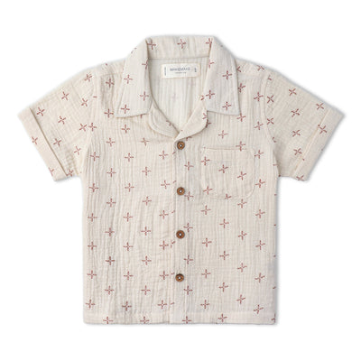 Makemake Organics Organic Shirt & Shorts Set - Cross