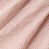 Makemake Organics Organic Shirt & Shorts Set - Coral Stripes