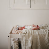Mushie Organic Cotton Muslin Swaddle Blanket