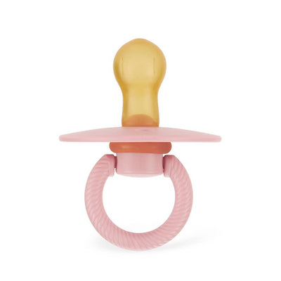 *NEW SIZE* Itzy Soother™ Natural Rubber Paci Sets: Blossom + Rosewood 6-18 M