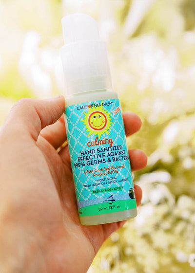 California Baby Plant-Based Hand Sanitizer Spray – Moisturizing 62% Ethanol