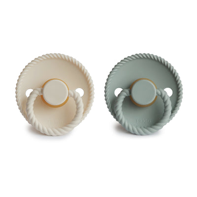 FRIGG Rope Rubber Pacifier – Natural Latex Baby Pacifier