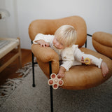 Mushie Flower Press Toy – Sensory Pop Toy for Babies