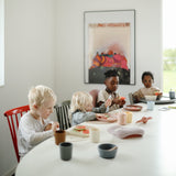 Mushie Round Dinnerware Plates – Non-Toxic Baby Plate Set