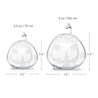 Haakaa Ladybug Silicone Breast Milk Collector 75ml – Wearable Leak Catcher