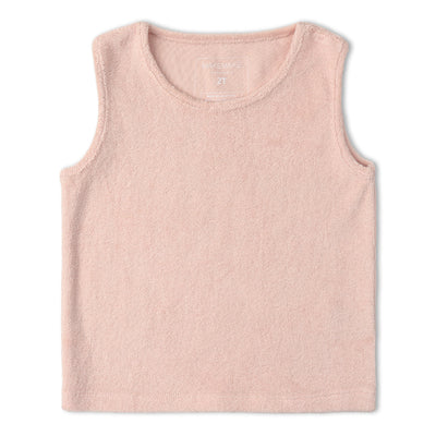 Makemake Organics Organic Sleeveless Tee & Shorts Set - Blush