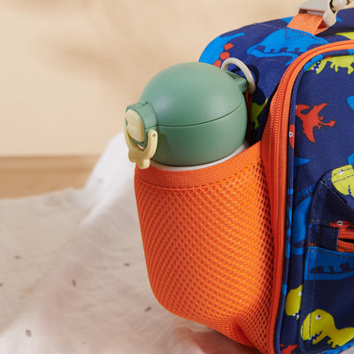 SUNVENO Kids Lunch Box Cooler Bag – Blue Dinosaur