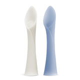 Olababy Silicone Training Spoons for Baby-Led Weaning (2-Pack) – Self-Feeding Baby Spoons, 6 Months+
