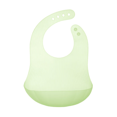 Olababy Silicone Baby Bib with Food Catcher Pocket – Waterproof, Adjustable, 6 Months+ (1-Pack or 2-Pack)