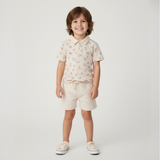 Makemake Organics Organic Collar Tee & Shorts Set - Rodeo