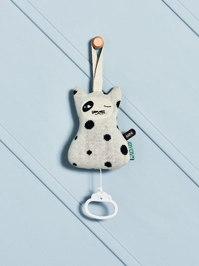 Cat Music Baby Mobile - Offwhite