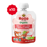 Holle Organic Yogurt Pouches - Apple, Banana & Berries