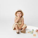 Makemake Organics Organic Bucket Sun Hat - Yellow Blossom
