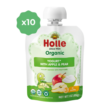 Holle Organic Yogurt Pouches - Apple & Pear