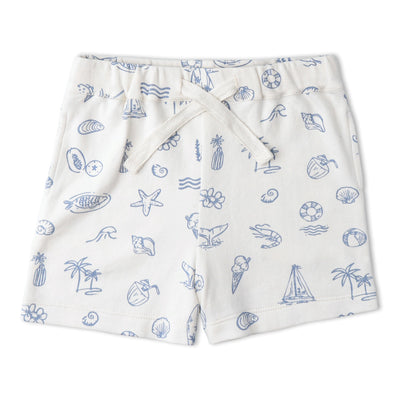 Makemake Organics Organic Tee & Shorts Set - Coastal