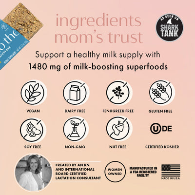 BOOBIE Bar – Lactation Bar with 6 Milk-Boosting Superfoods